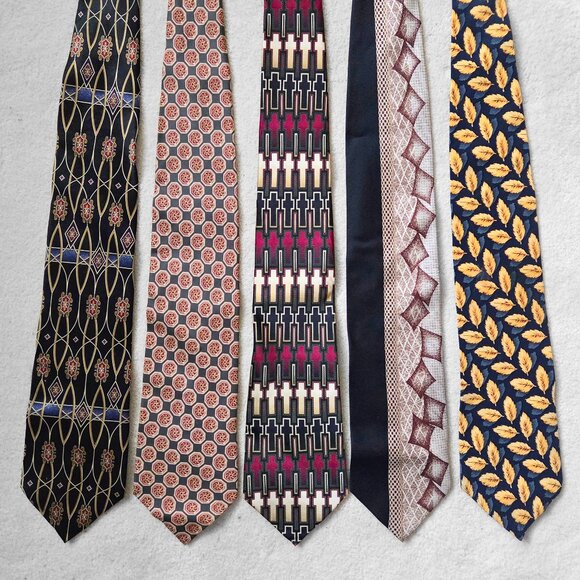 Assorted Patterned Ties - Picture 1 of 3
